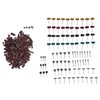 423Pcs Sanding Drum Sleeves Buffing Polishing Wheel Set Drums Mandrels