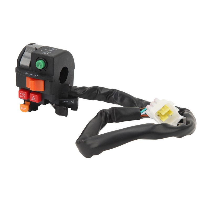 7/8in 22mm Motorcycle Handlebar Switch Headlight Turn Signal Horn Flash