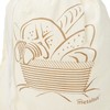 Metaltex 239243 Sac à Pain Coton Blanc 34 x 43