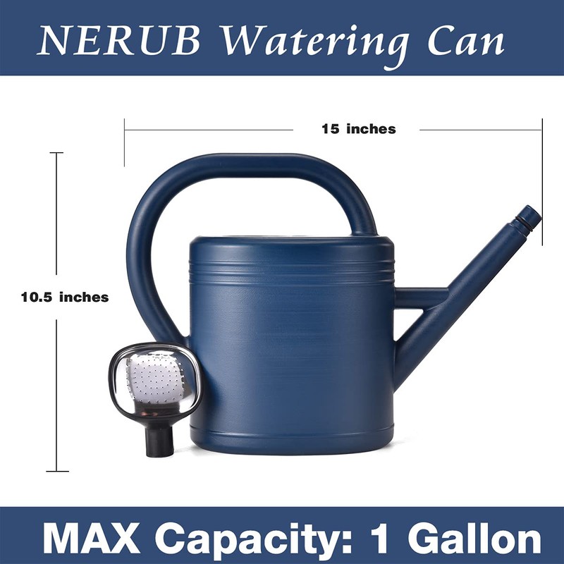 Watering Can 1 Gallon for Indoor Plants, Garden, Outdoor Plant