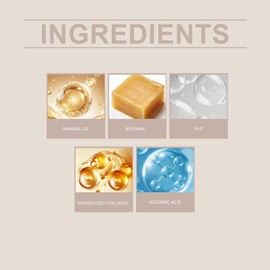 Bio Collagen Under Eye Mask Patches with Vitamin C & Peptides - Eye Patches for Dark Circles, Puffiness & Fine Lines, Hydrating, Firming, Smoothing