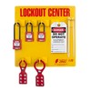 Zing Green Products 7113 RecycLockout 3-Padlock Lockout Tagout Board Station,