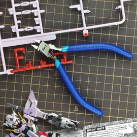 stedi 5-inch Model Nipper, with Ultra-Thin Single-Edge and Blade Case Plastic Model Tools for Gundam Repairing Plastic Model and Fixing, Blue