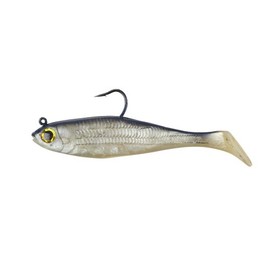 PowerBait FW Pre-Rigged Swim Shad Fishing Bait, Silver Mullet, 6-Inch