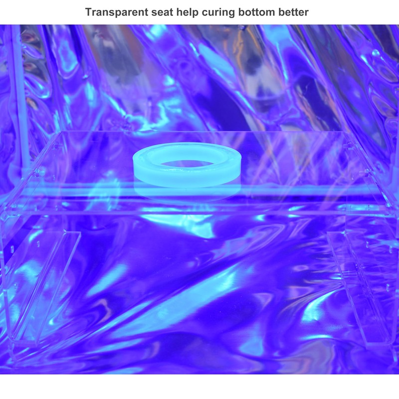 FUNGDO UV Light Curing Box Curing Enclosure 400(L)380(W)*400(H) mm Large