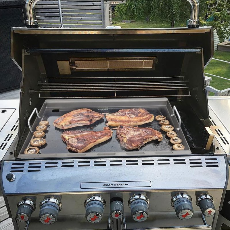 Full-Size Griddle Inserts for Weber Summit 400 Gas Grills, Flat