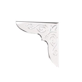 sourcing map Metal Book Corner Protectors Edge Cover Guard 30 X 30 X 6mm Silver Tone 30pcs