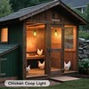 YUMAMEI Solar Pendant Lights, Solar Powered Shed Light with Pull