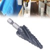 1/4in Shank Spiral Groove Step Drill Bit M35 Cobalt 4