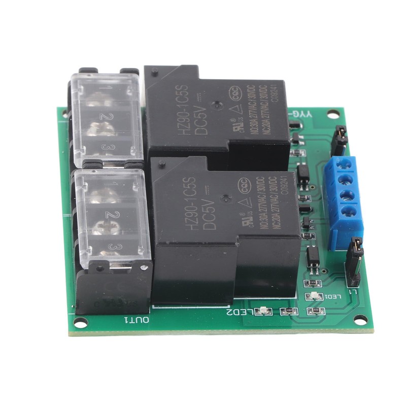 YYG-3 30A Two-Way Relay Module 12VDC Bi-Directional Two-Way Optocoupler Insulation