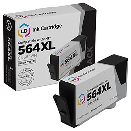 LD Compatible Ink Cartridge Replacement for HP 564XL CN684WN High Yield (Black)