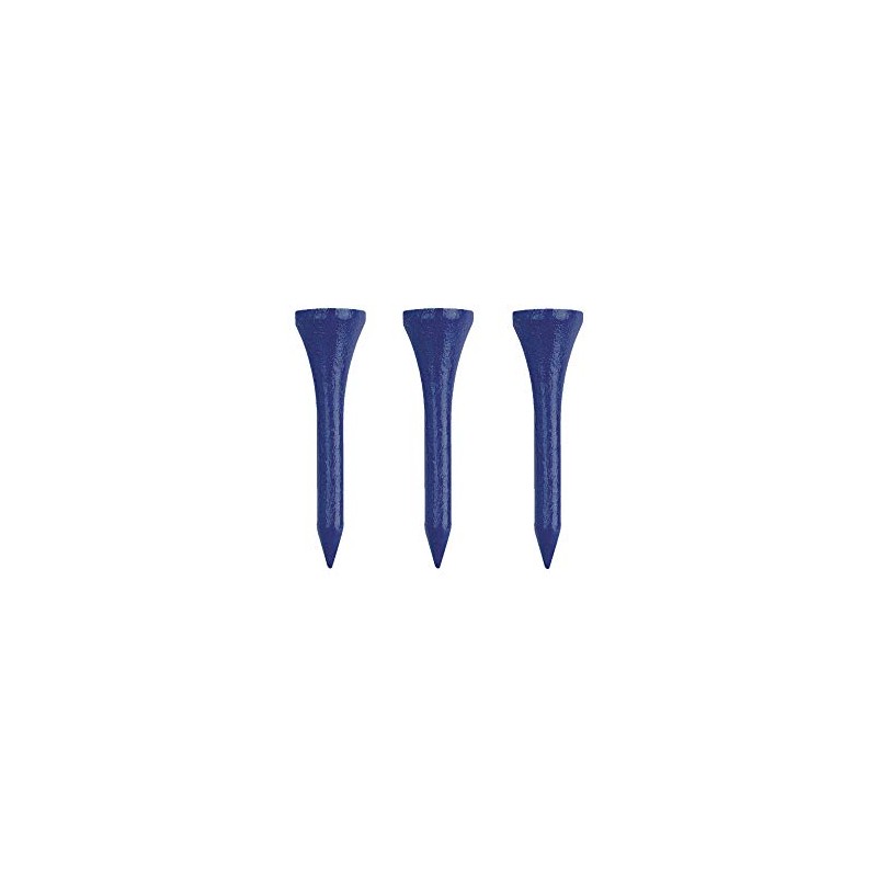 IZZO Golf Wood Golf Tees, 1.75 Inch, Dark Blue (Pack