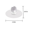 Wzttdm 16 PCS Cabinet Drawer Pull Knobs - Self Adhesive