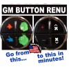 World Graphix GM Button Decals Yukon Tahoe Climate Control 1