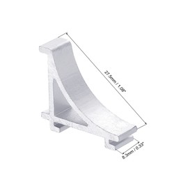 sourcing map Pack of 6 shelf brackets fridge kit support for home 1.08 x 0.33 x 0.96 inches