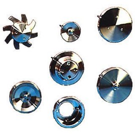 March Performance 1670 Performance Series Clear Powdercoat Aluminum Serpentine Conversion Pulley Kit - Set of 3