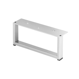 woplus Rectangular Furniture Leg, Furniture Feet, Furniture Leg, Furniture Feet, Base Foot, Cabinet Foot, Sofa Foot, Chrome, Height 87 mm, Width: 200 mm (Chrome Gloss, Pack of 1)