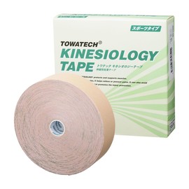 Toatec Kinesiology Tape, 1 Roll, Sports Type, Elastic, Knee, Shoulder, Finger, Ankle, Wrist, Calf, Sole of Foot