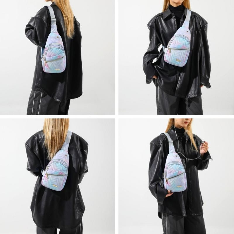 Maxoner Chest Bag Adjustable Shoulder Strap, Waterproof ,Large Capacity Unisex