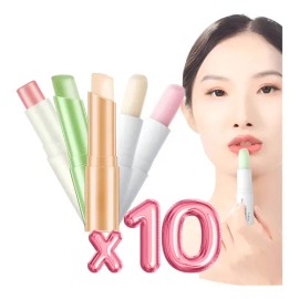 10 Bálsamo Cuidado Facial Labial Hidratante Labios Lip                                                                                                