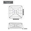 Royal Cuisine Chrome plated Trivet made with Iron Kitchen Worktop