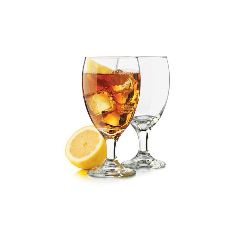 Libbey 16 Ounce Occasions Classic Goblet Glass, Clear, 4-Piece