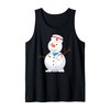 Medical Scrub Nurse's Hat Funny Medical Snowman Gift Tank Top