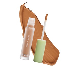 EVIE | Corrector Hide & Shine Dark Con Protector Solar SPF +30 | Maquillaje de Cobertura Media | Corrector de Ojeras | Formula Hidratante con Extracto de Pepino (Dark)