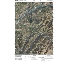 Idaho Maps - 2011 Jackson Peak, ID - USGS Historical Topographic Wall Art : 24in x 32in, Large Wall Art Map