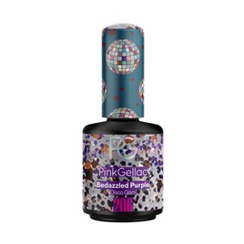 Pink Gellac UV Nail Polish 206 Bedazzled Purple Professional Gel Nail Polish Shellac for AT LEAST 14 Day Perfect Bright Nails