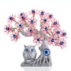 7.4'' Turkish Blue Evil Eye Tree Feng Shui Owl Decorative
