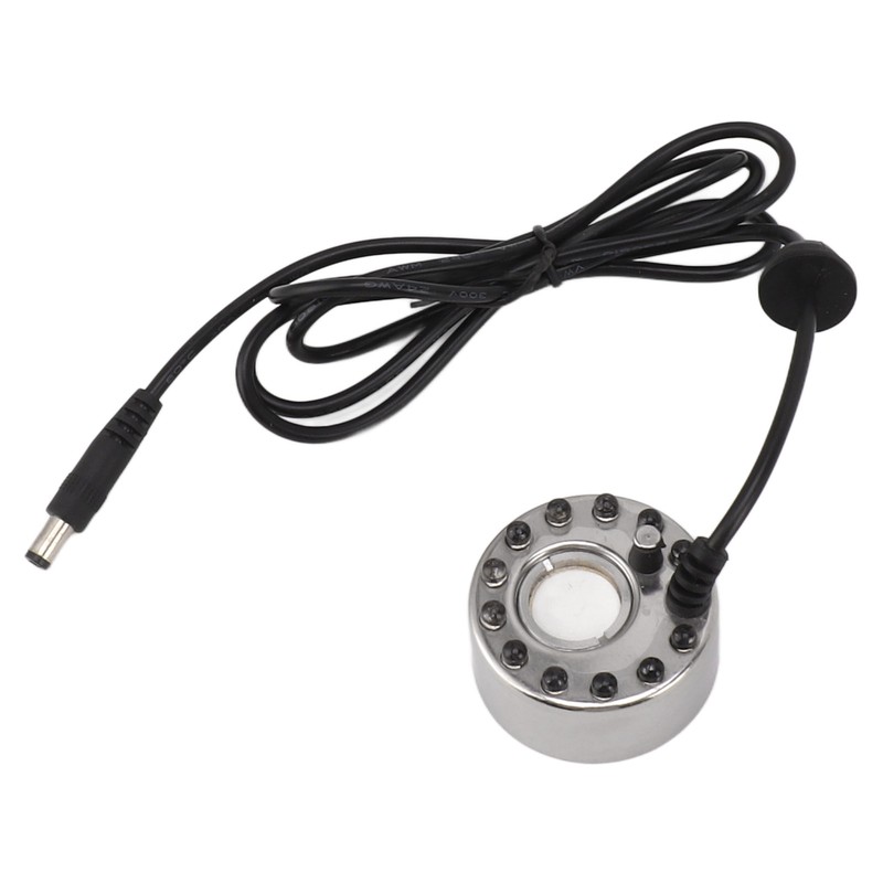 Color 12 LED Mist Maker Fogger Water Fountain Pond Fog