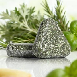 Mugwort Tea Tree - Jabón de champú, barra de champú nutritiva de esencia vegetal orgánica natural, hidratante e hidratante, cabello seco y encrespado,