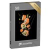 puzzleYOU: 500 Piece Jigsaw Puzzle "Sushi Rollers Between Sticks, Black