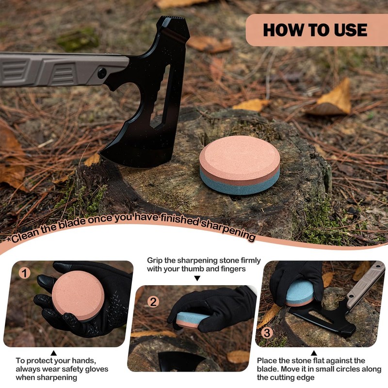 Camping Axe - 17" Camping and Survival Hatchet with Sheath