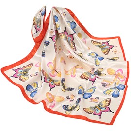 MAIRY Womens Scarf Bandana Square Scarfs - Girls Accessories Square Satin Hair Headscarf for Wedding Headscarf GBS06075