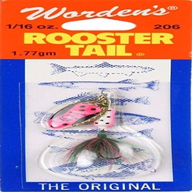 Yakima Worden's Rooster Tail Lure, Rainbow Trout, 1/16 Oz.