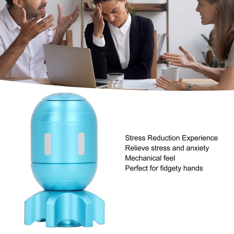 Fingertip Gyroscope Toy Stimulation Aluminium Alloy Reduce Anxiety Portable Realistic