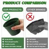 RooTrimmer 100 Pack 2.5 Inch Small Plant Pots, Plastic Nursery