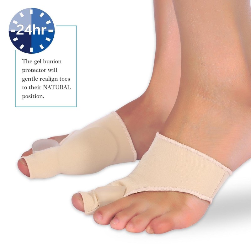 2pcs Toe splint, Big Toe Deformation Corrector & Relief Adjustable