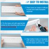 Landhoow 4 Pcs 18 Inch Baseboard Diffuser Register (Duct Opening