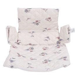 Baby High Chair Cushion Waterproof Nylon Seat and Back Protection Pads Comfortable Kids Dining Chair Cushion Dinosaur