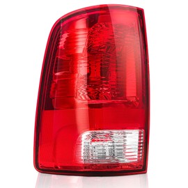GDHSWJ Tail Light Assembly Fit for 2009 2010 2011 2012 2013 2014 2015 2016 2017 2018 Dodge Ram 1500 2500 3500 Rear Taillight Tail Lamp Brake Lamp With Bulbs and Harness Driver Side