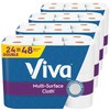 Viva Multi-Surface Cloth Paper Towels, 24 Double Rolls, 110 Sheets