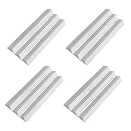 Heat Plate Shields for Napoleon Legend LEX 485 605 730 Mirage Lifestyle Gas Grills, 4 Pack 16.5 Inch Burner Cover Flame Tamer for Napoleon 85-3072-8, 85-3082, 85-3083