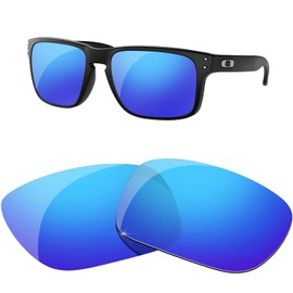 FOOUS Polarised Replacement Lenses for Oakley Holbrook Sunglasses - Various Options, navy