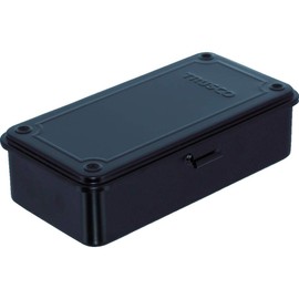 TRUSCO T-190MBK Trunk Tool Box, 8.0 x 4.3 x 2.2 inches (203 x 109 x 56 mm), Matte Black
