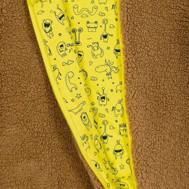 Owli Wearable Blanket Winter Suit, Pecan