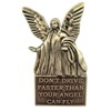 Pewter Don't Drive Faster Than Your Angel Can Fly Visor