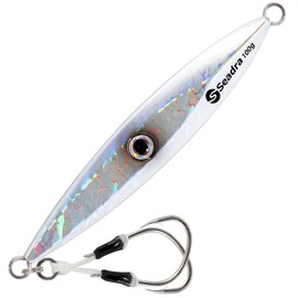 Seadra Strike Eye Slow Jig (Holo Silver, 150gm)